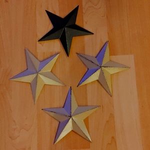 Country style, Decorative metal stars